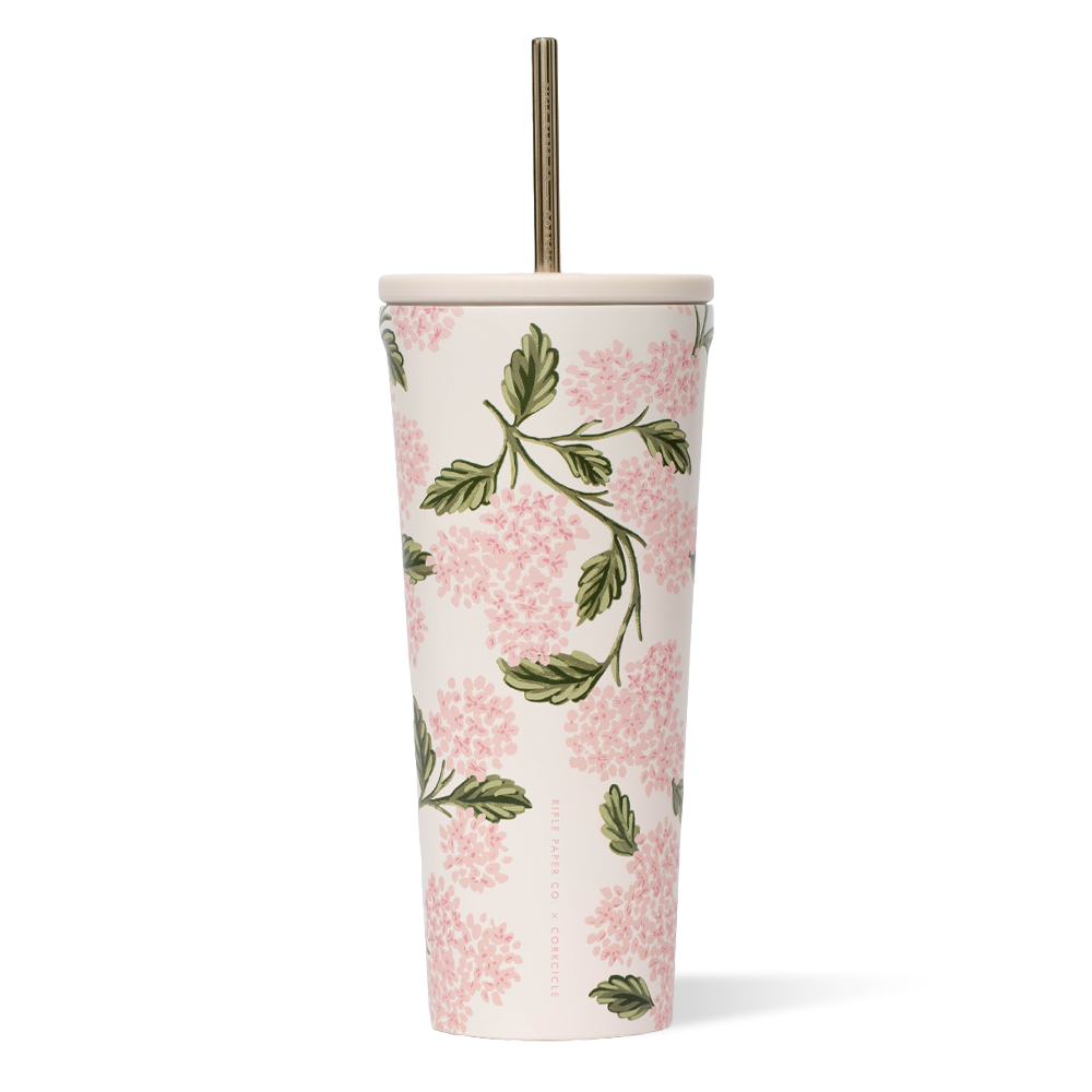 Rifle Paper Co. Cold Cup - 24oz / Pink Hydrangea